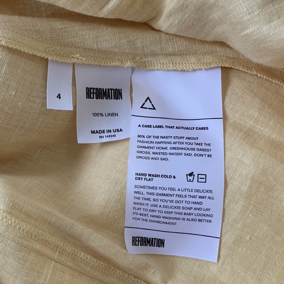 REFORMATION LINEN DRESS - Picture 12 of 13